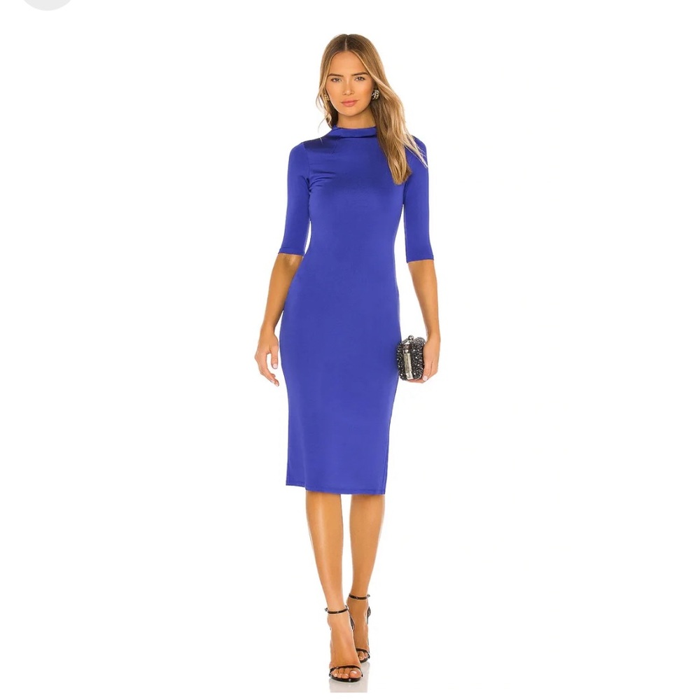 Delora Fitted Midi Dress
